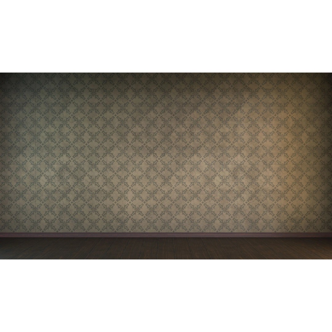 Vintage Wallpaper Collection 3D Model – PBR Textures, 28 Patterns - View 31