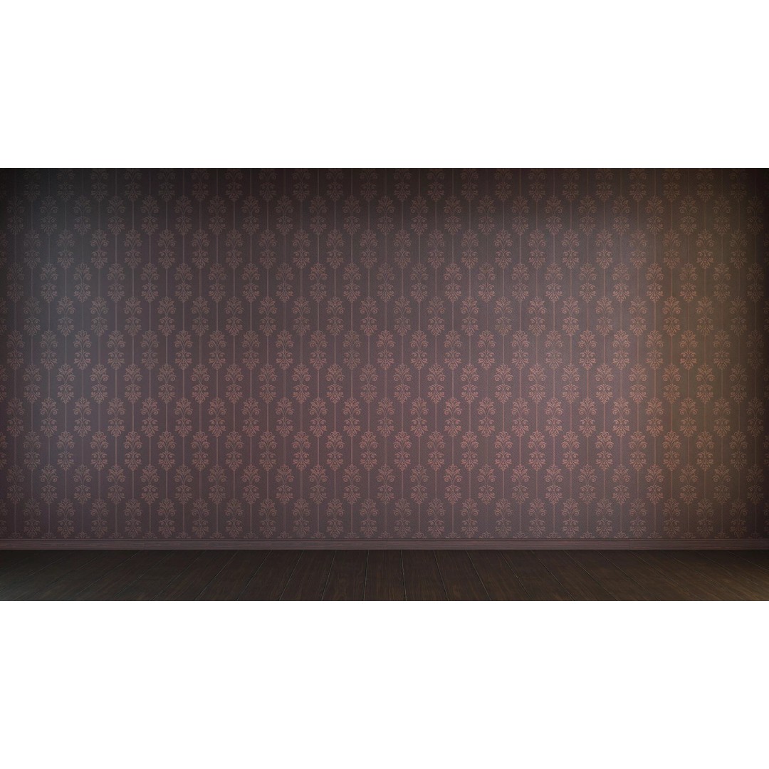 Vintage Wallpaper Collection 3D Model – PBR Textures, 28 Patterns - View 5