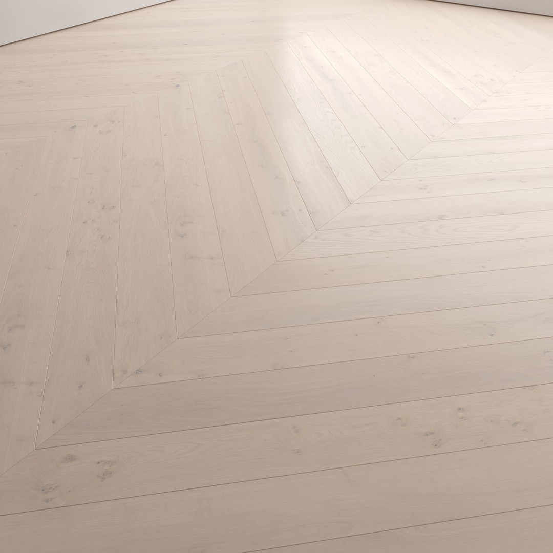 Wood Floor 3D Model – PBR Architectural Textures, FBX/OBJ - View 4