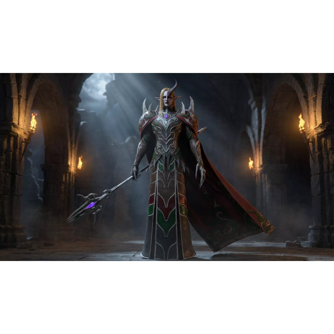 Malphas the Corrupted Sovereign 3D Model – Low Poly Game-Ready Character, FBX - View 13