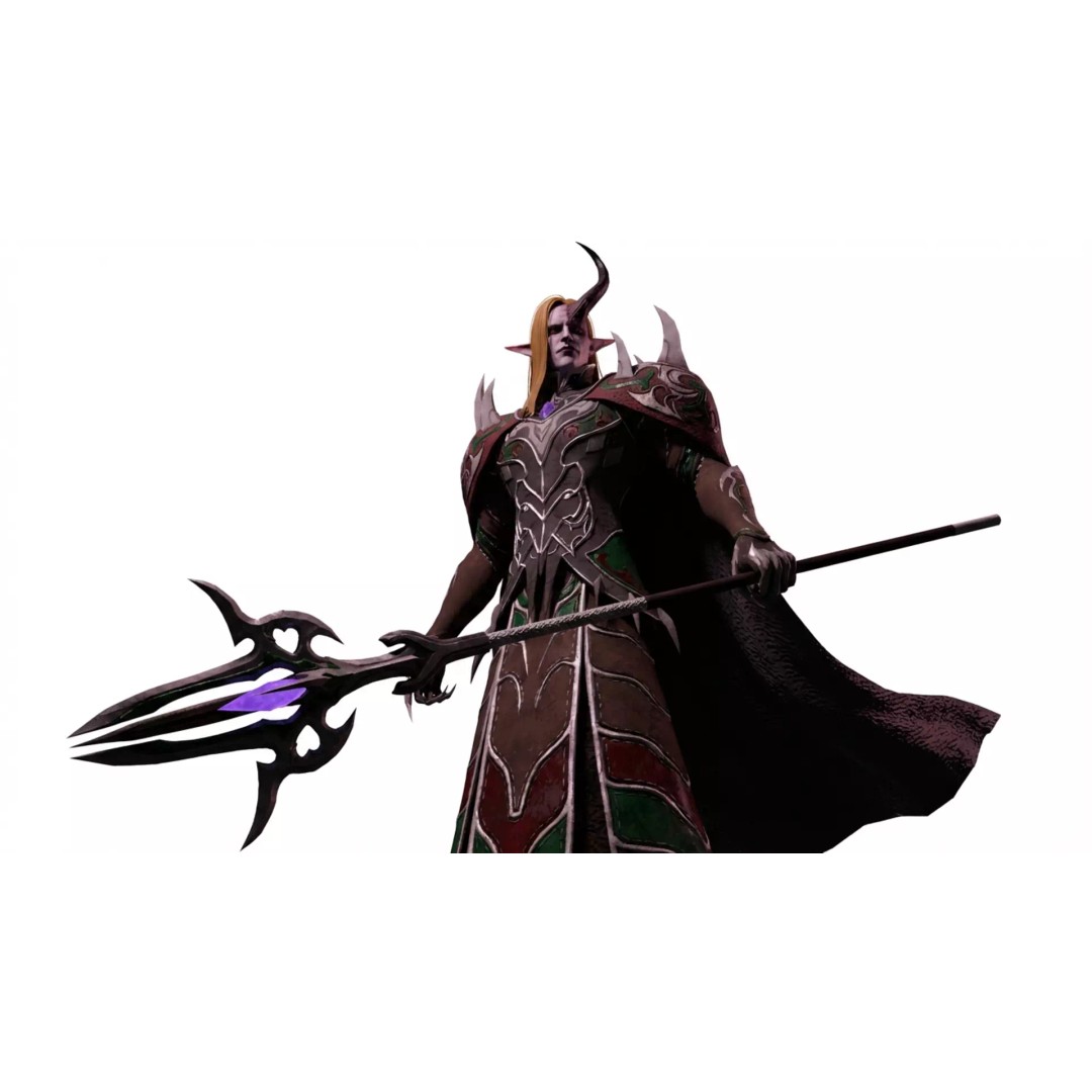 Malphas the Corrupted Sovereign 3D Model – Low Poly Game-Ready Character, FBX - View 16