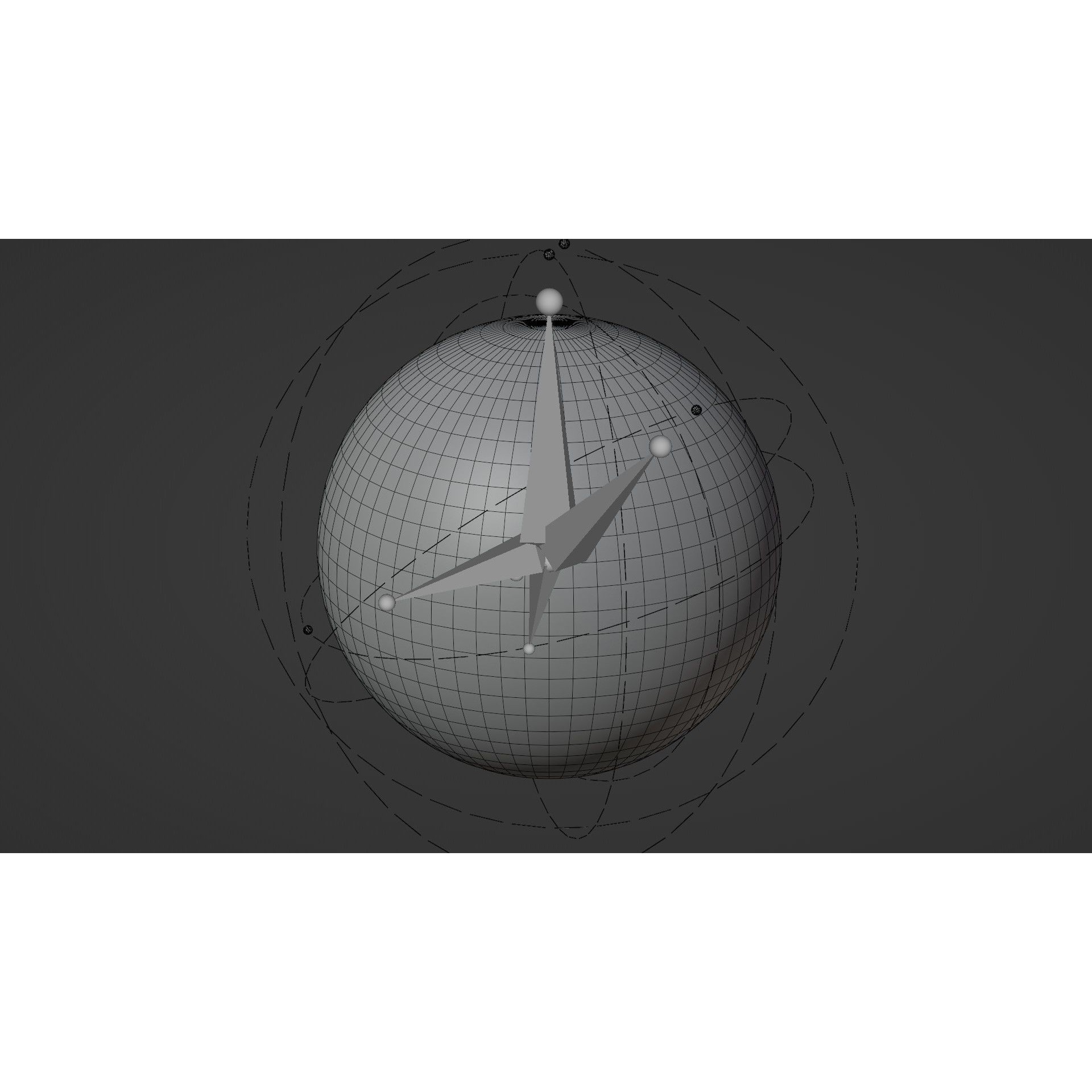 Animated Hologram Planet Earth - Low-Poly Game-Ready 3D Model