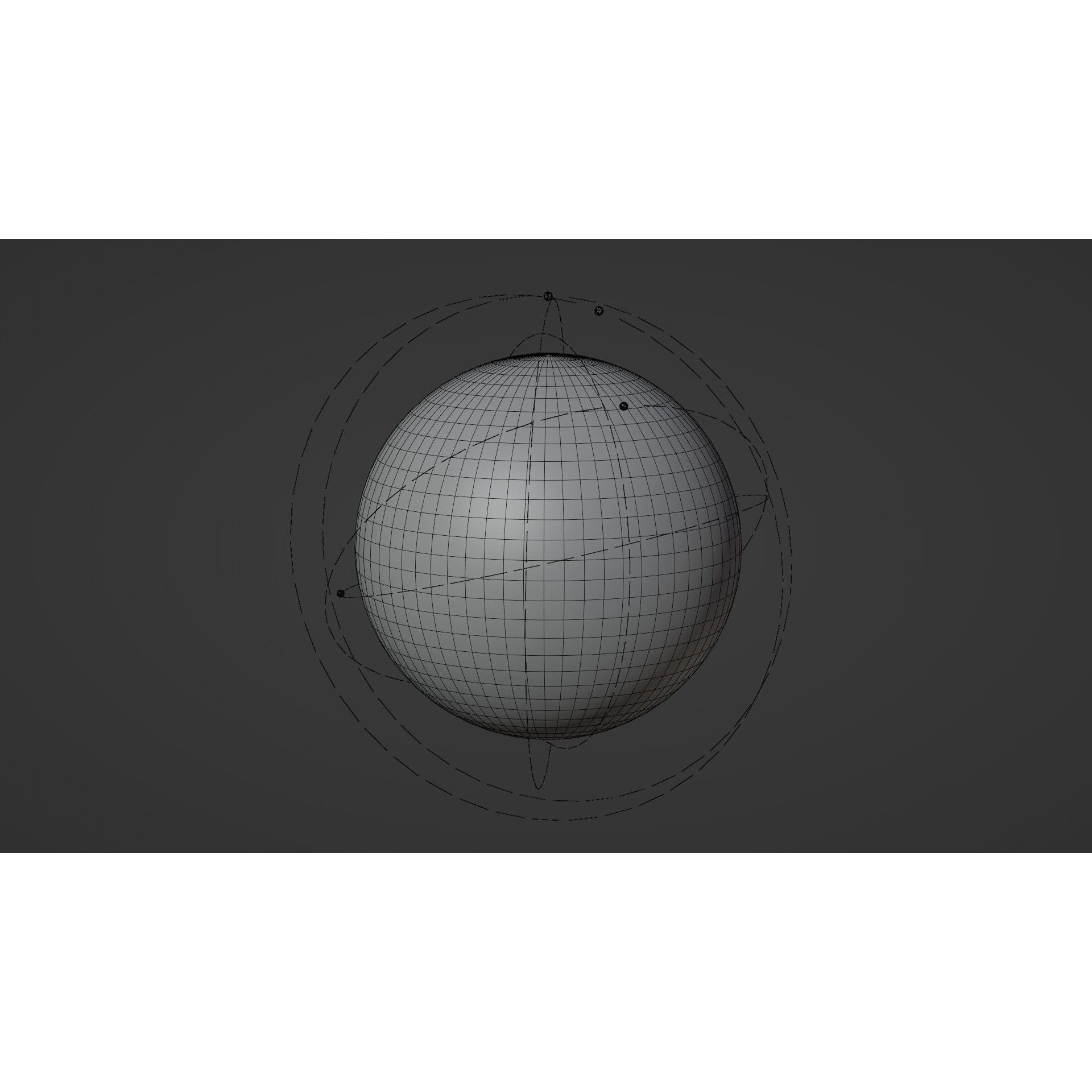 Animated Hologram Planet Earth - Low-Poly Game-Ready 3D Model - View 21