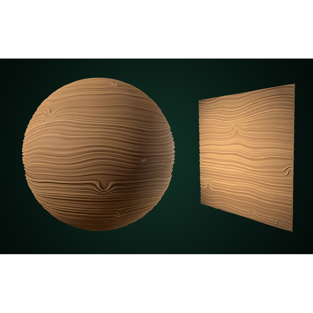 Stylized Texture 3D Model – Cartoon PBR Textures, PNG