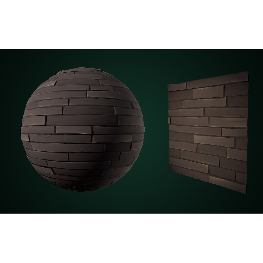 Stylized Texture 3D Model – Cartoon PBR Textures, PNG - View 20