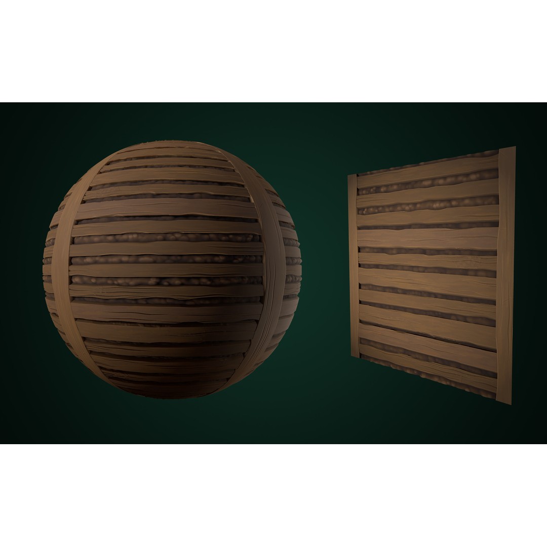 Stylized Texture 3D Model – Cartoon PBR Textures, PNG - View 22