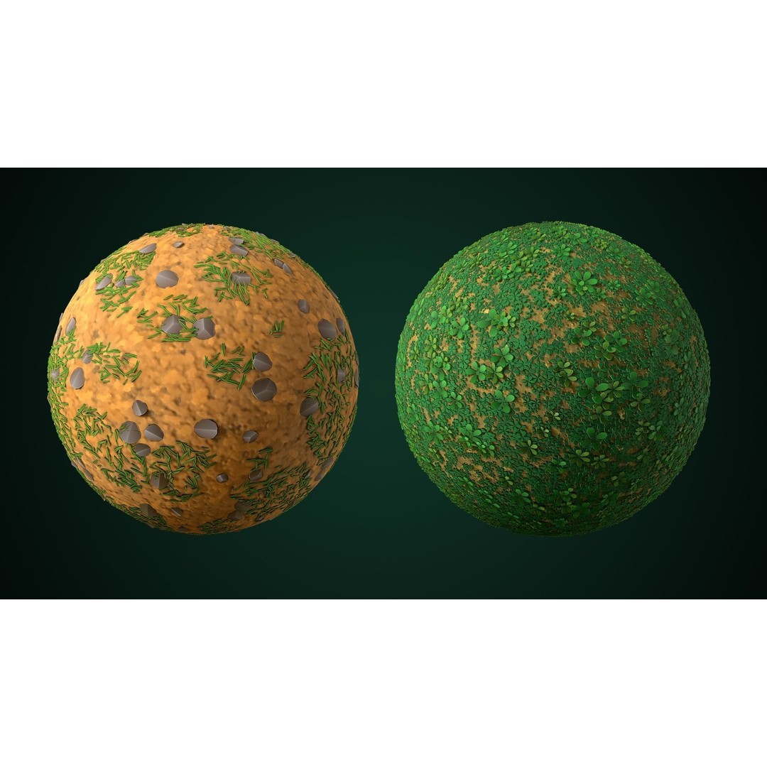 Stylized Texture 3D Model – Cartoon PBR Textures, PNG - View 5