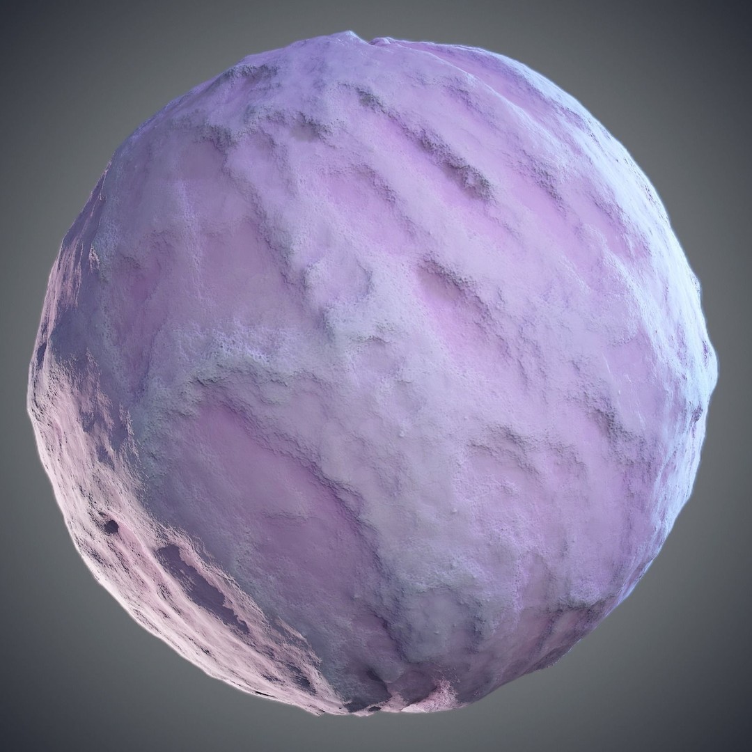 Stylized Alunar 3D Model – PBR Textures for Space Environments - View 4