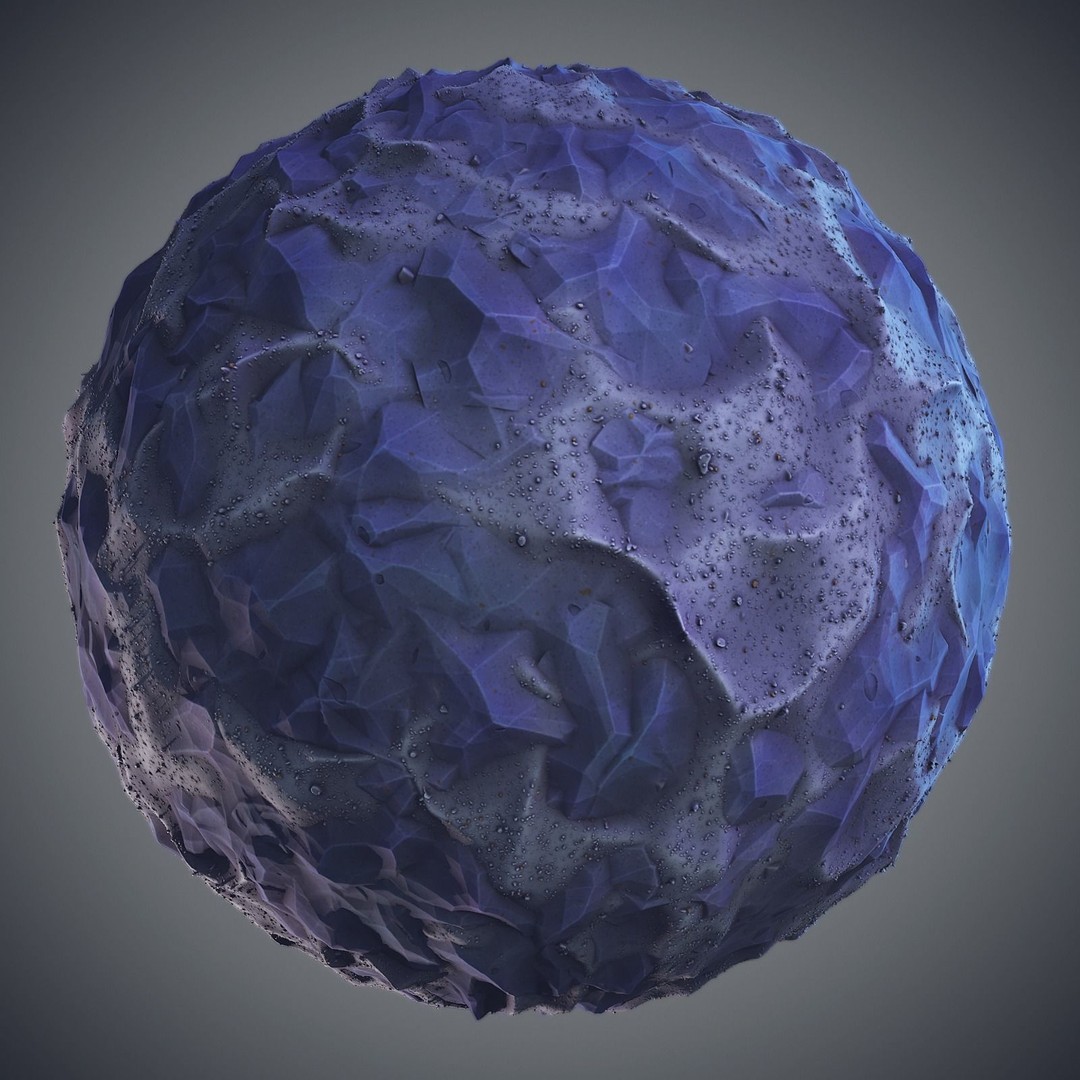 Stylized Alunar 3D Model – PBR Textures for Space Environments - View 7