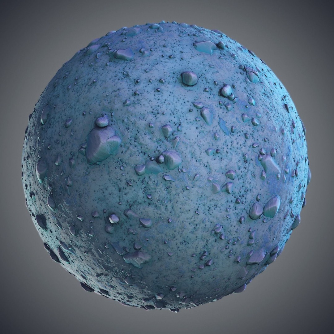 Stylized Alunar 3D Model – PBR Textures for Space Environments - View 8