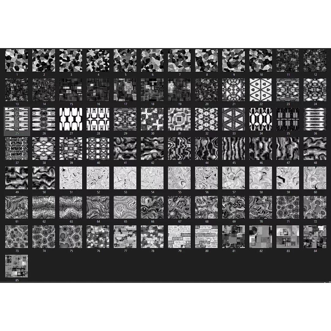 GreebleCraft 3D Model – Alpha Displacement Maps, 85 Textures, 2K