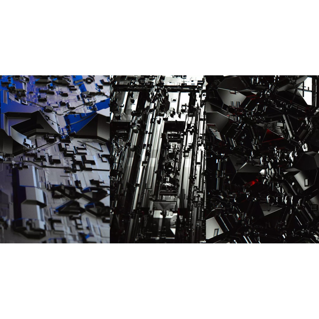 GreebleCraft 3D Model – Alpha Displacement Maps, 85 Textures, 2K - View 3