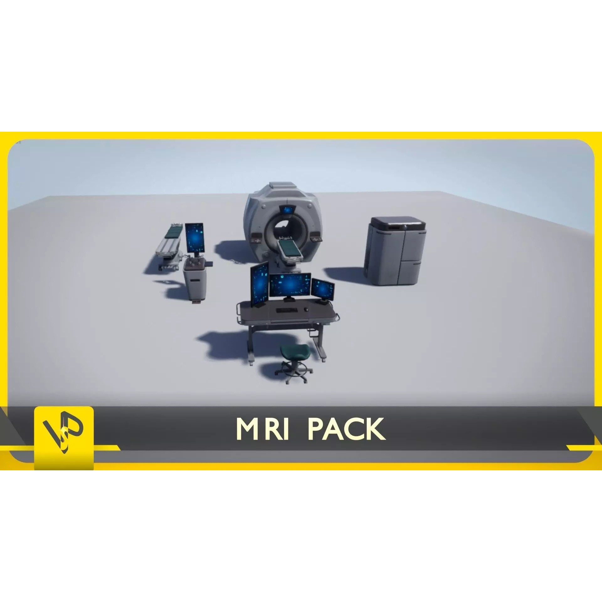 MRI Pack - Low-Poly Game-Ready 3D Model - View 2