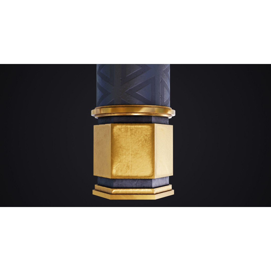 Battle Hammer 3D Model – Low Poly PBR Game Asset, FBX, OBJ - View 11