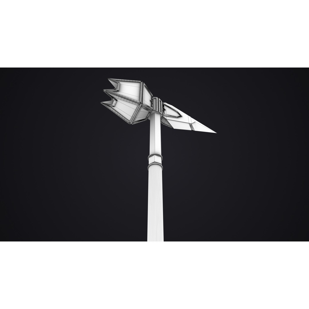 Battle Hammer 3D Model – Low Poly PBR Game Asset, FBX, OBJ - View 27