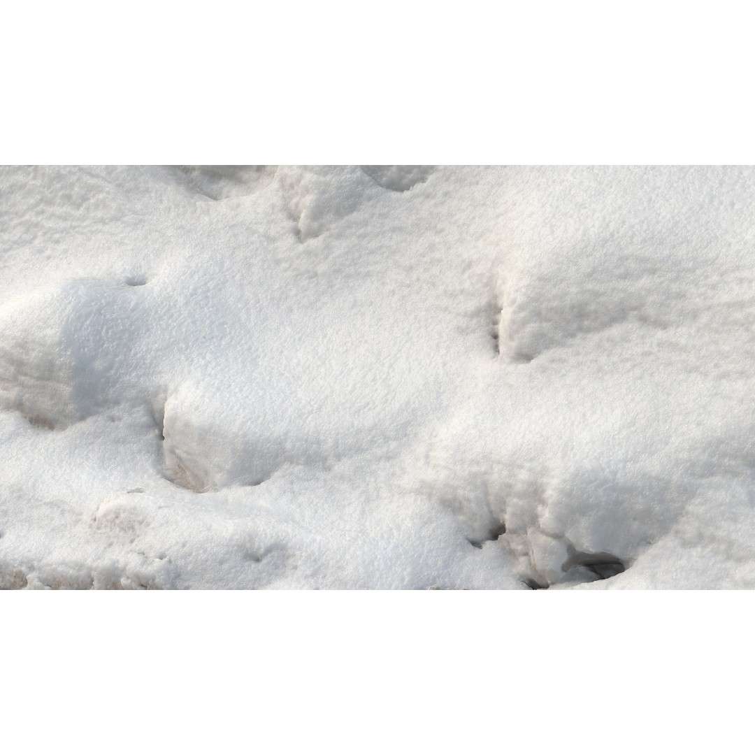 Snow Fragment 3D Model – Low Poly PBR Landscape Asset, FBX & OBJ - View 13