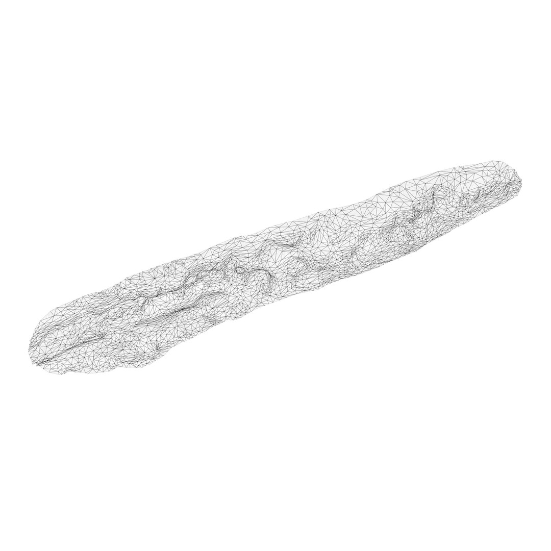Snow Fragment 3D Model – Low Poly PBR Landscape Asset, FBX & OBJ - View 14