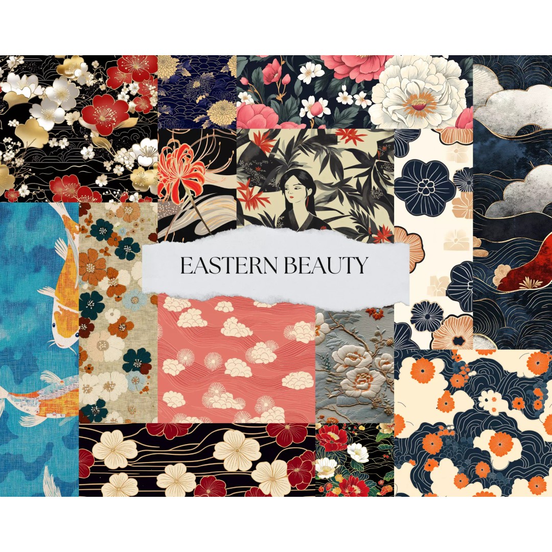 Eastern Beauty 3D Model – Seamless Tile Patterns & Normal Maps - View 2