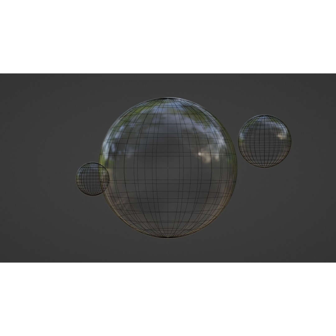 Realistic Iridescent Bubble Shader 3D Model – Procedural Texture for Blender - View 4