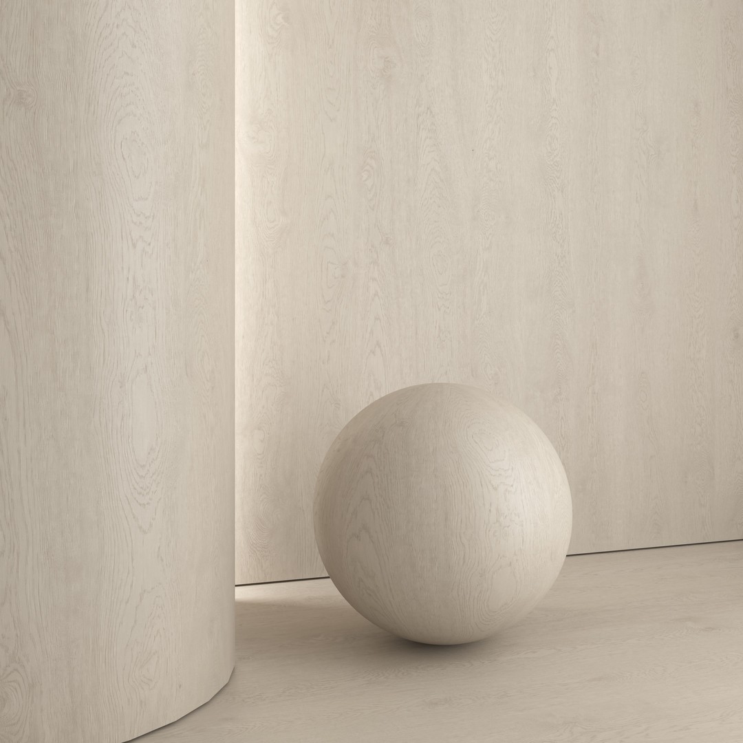 Oak Wood Materials 3D Model – 7 Colors, PBR Textures, FBX, OBJ - View 6