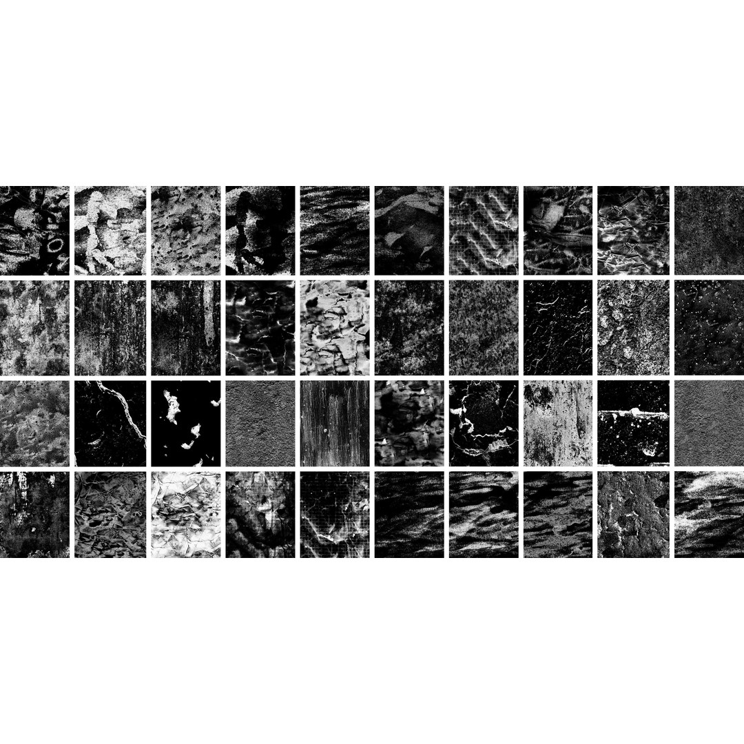 200 Stencil Imperfection 3D Model – High-Quality 4K Textures for Art - View 3