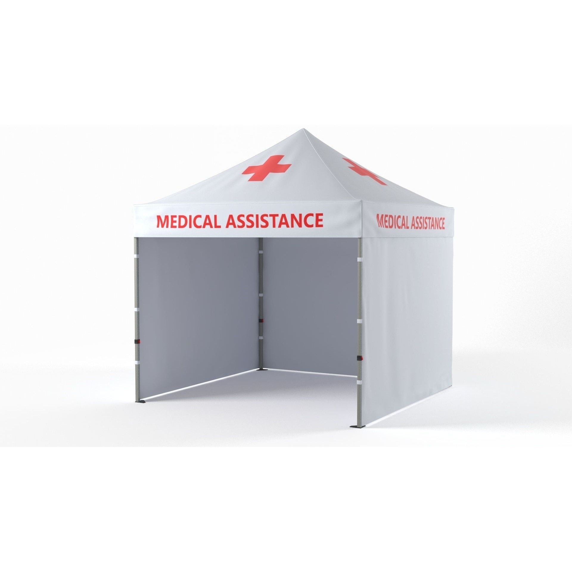Medical Tent - High-Quality 3D Model - View 4