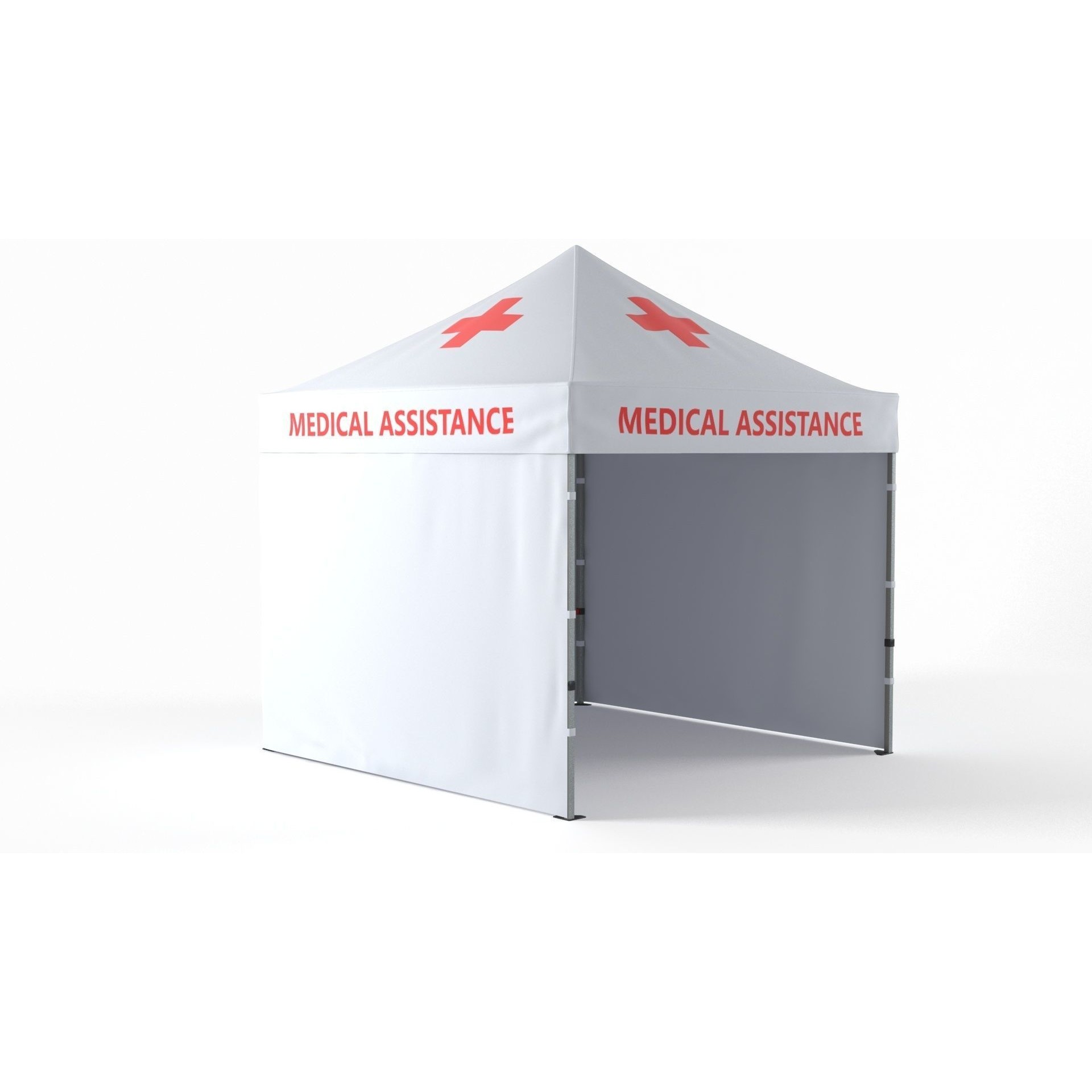 Medical Tent - High-Quality 3D Model - View 6