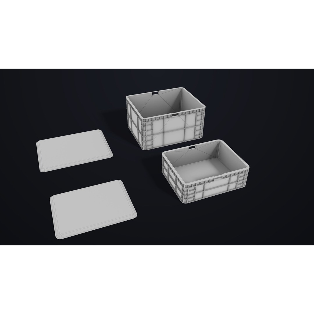 Convertible Hand Truck 3D Model – Low Poly PBR Game Asset, FBX - View 39