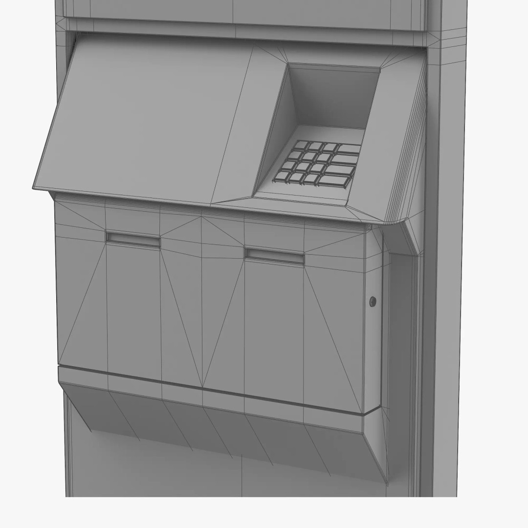 Electronic Kiosk 3D Model – Photorealistic High Poly Asset, FBX - View 10