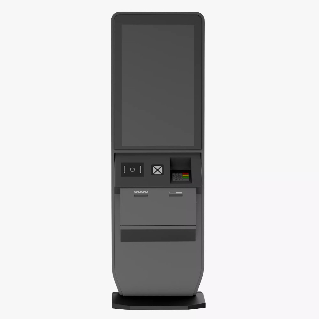 Electronic Kiosk 3D Model – Photorealistic High Poly Asset, FBX - View 4
