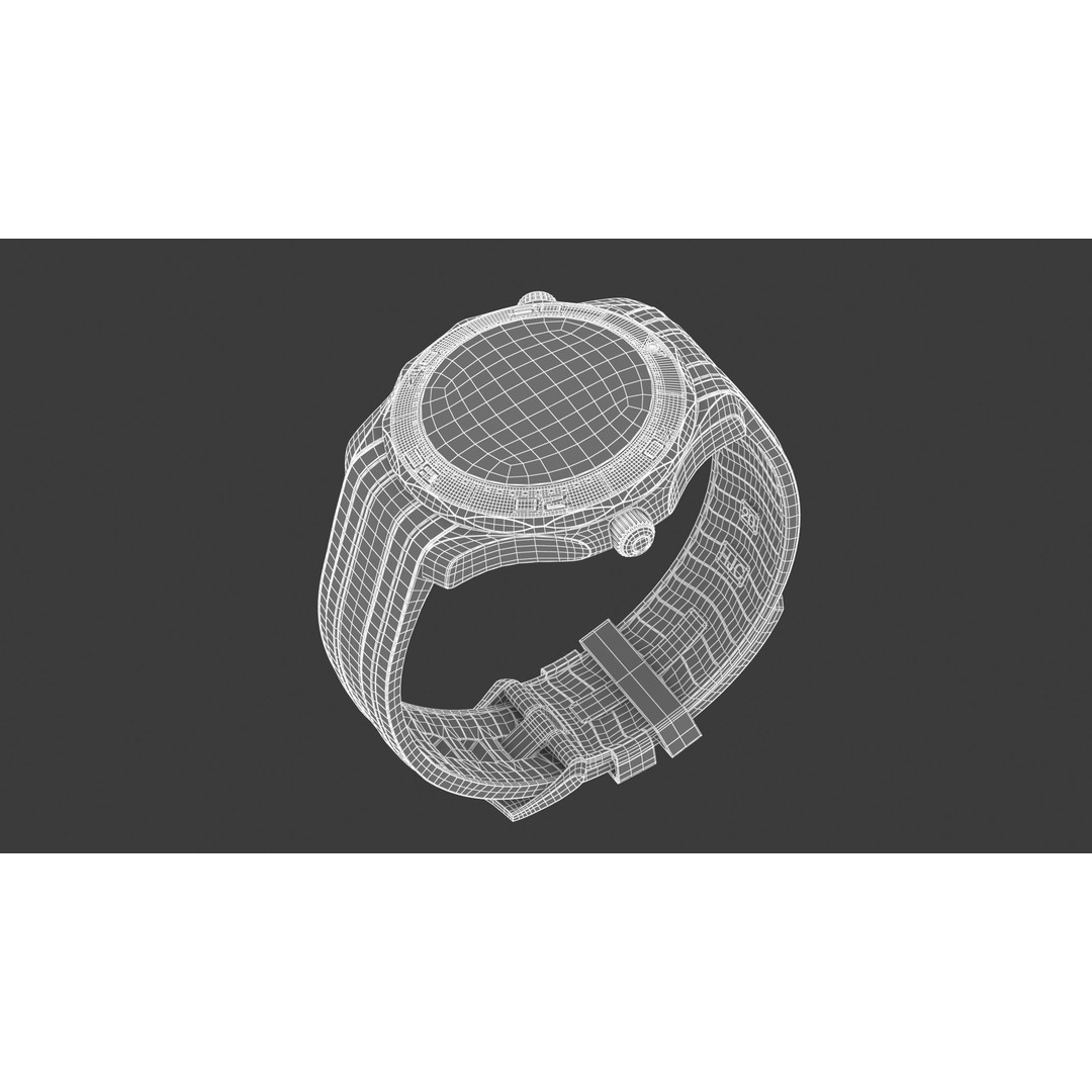 Omega Seamaster Diver 3D Model – High-Quality PBR Textured Asset, FBX