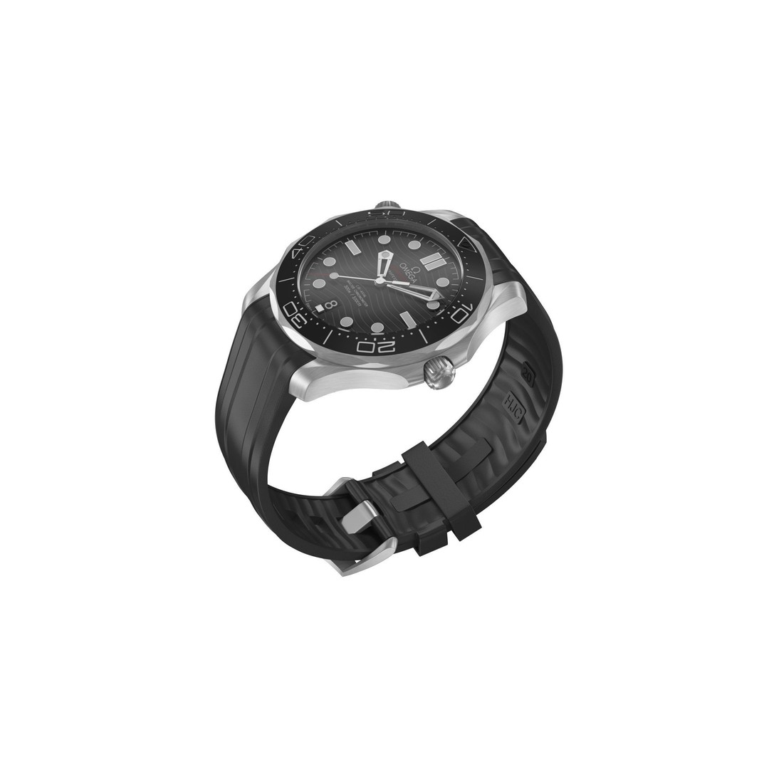 Omega Seamaster Diver 3D Model – High-Quality PBR Textured Asset, FBX - View 11