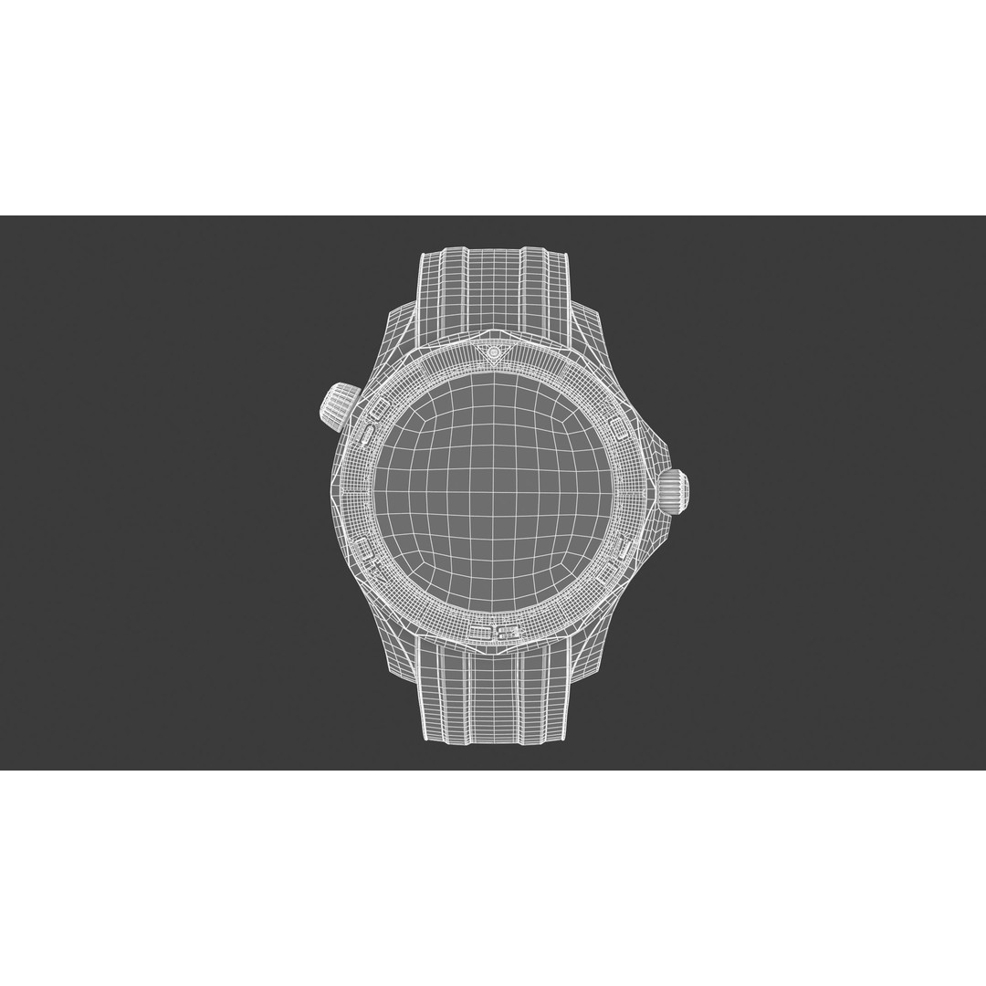 Omega Seamaster Diver 3D Model – High-Quality PBR Textured Asset, FBX - View 12