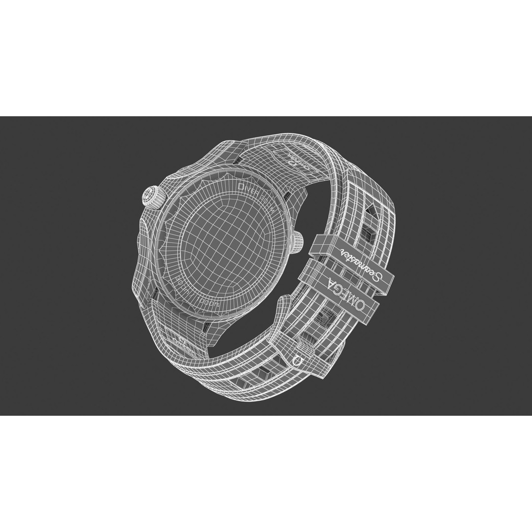 Omega Seamaster Diver 3D Model – High-Quality PBR Textured Asset, FBX - View 16
