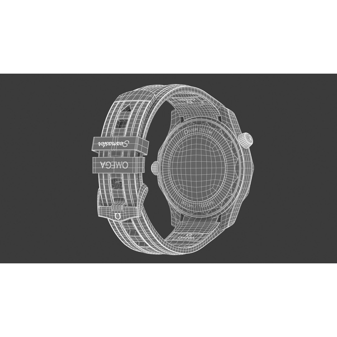 Omega Seamaster Diver 3D Model – High-Quality PBR Textured Asset, FBX - View 17