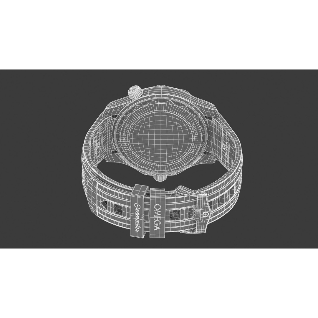 Omega Seamaster Diver 3D Model – High-Quality PBR Textured Asset, FBX - View 20