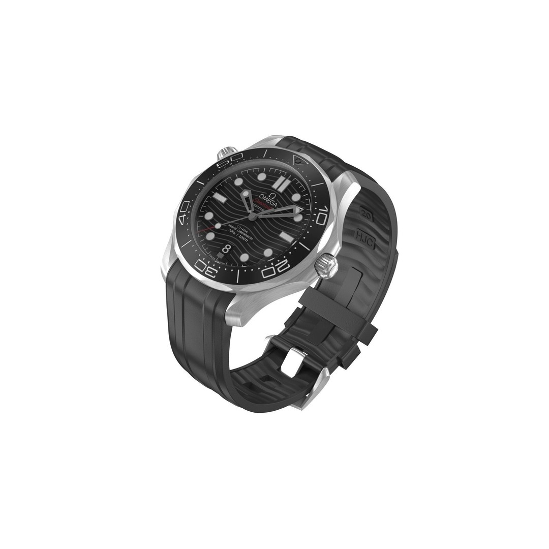 Omega Seamaster Diver 3D Model – High-Quality PBR Textured Asset, FBX - View 3