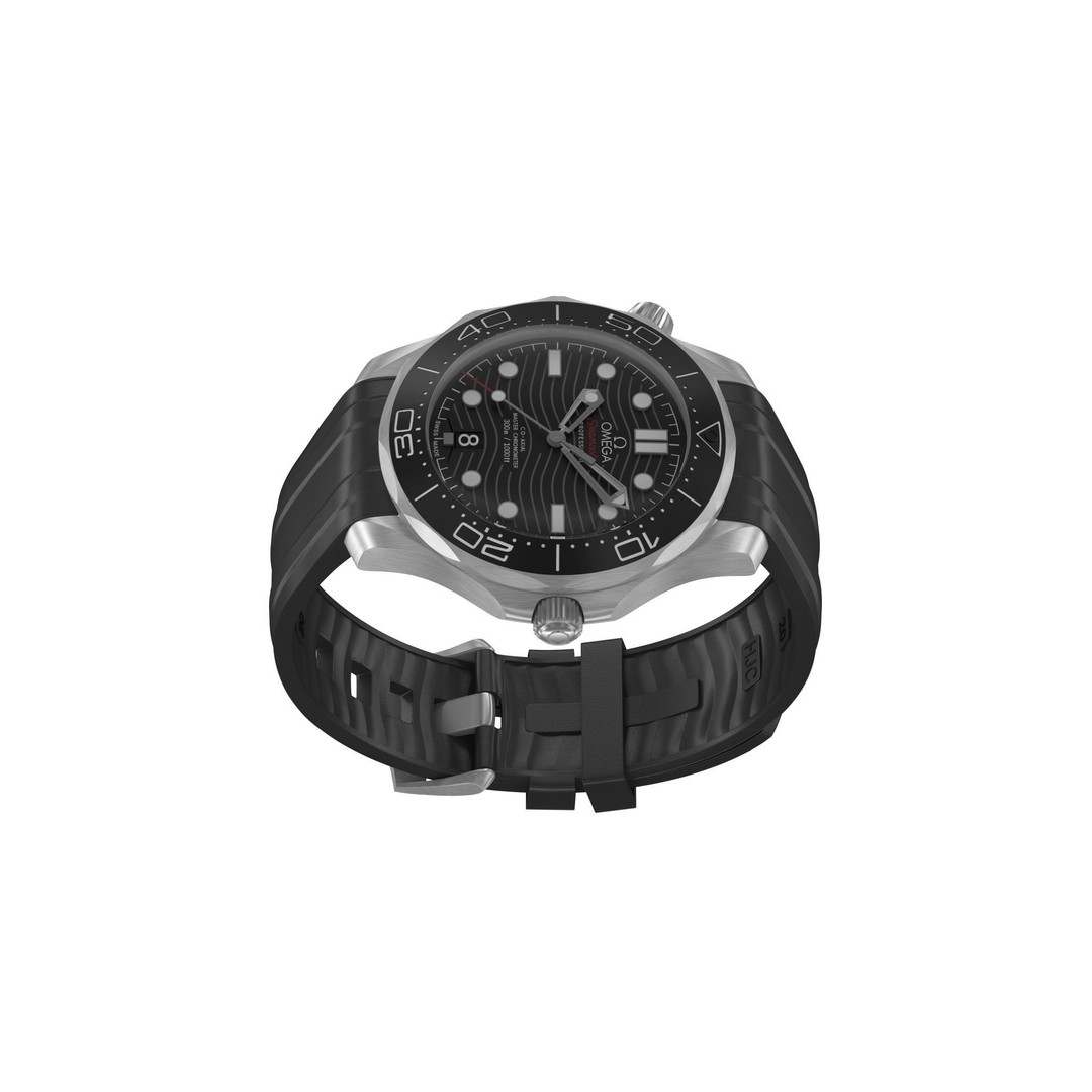 Omega Seamaster Diver 3D Model – High-Quality PBR Textured Asset, FBX - View 9
