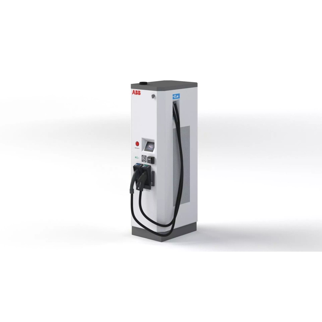ABB Terra 53 EV Charging Station 3D Model – High Poly PBR Asset, FBX, OBJ - View 2