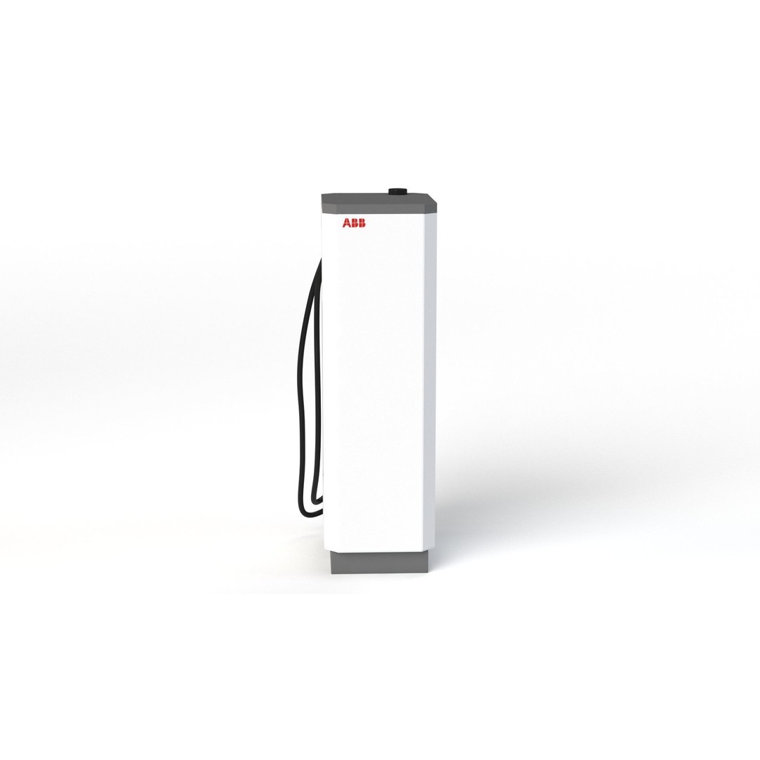 ABB Terra 53 EV Charging Station 3D Model – High Poly PBR Asset, FBX, OBJ - View 29