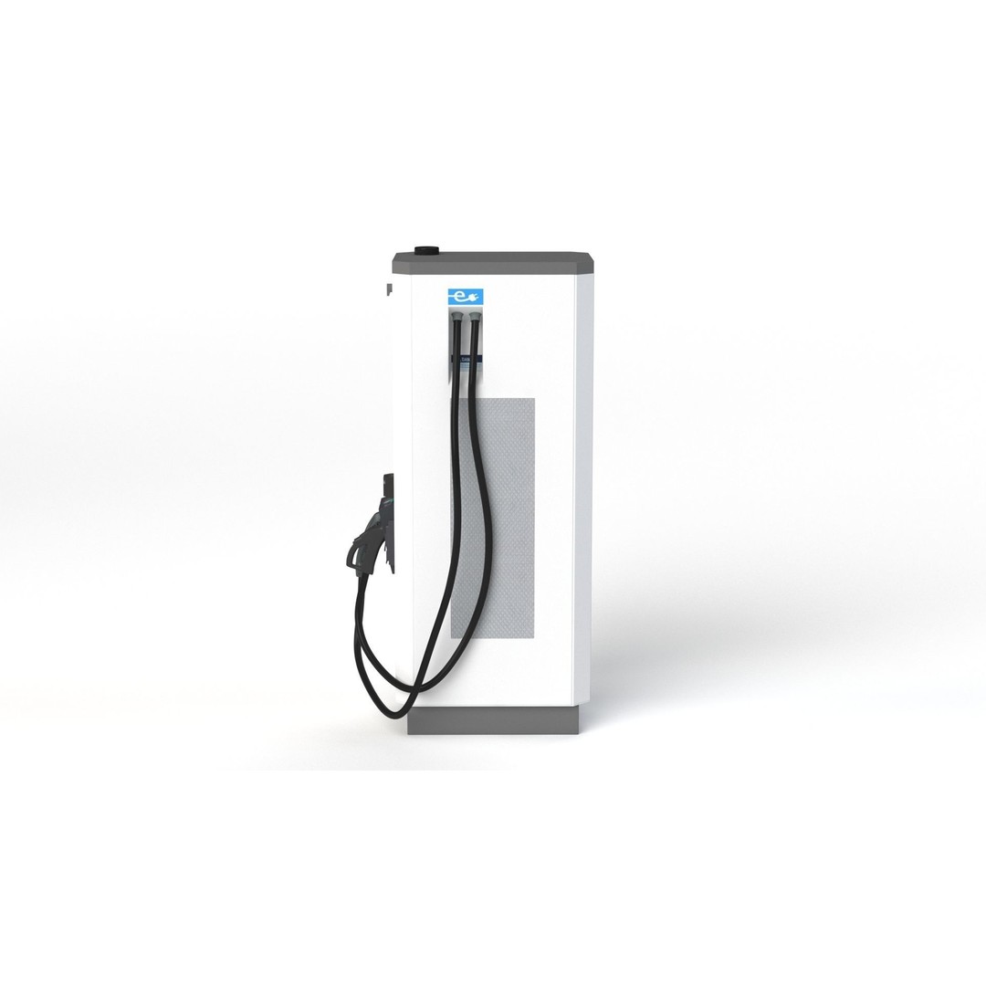 ABB Terra 53 EV Charging Station 3D Model – High Poly PBR Asset, FBX, OBJ - View 32