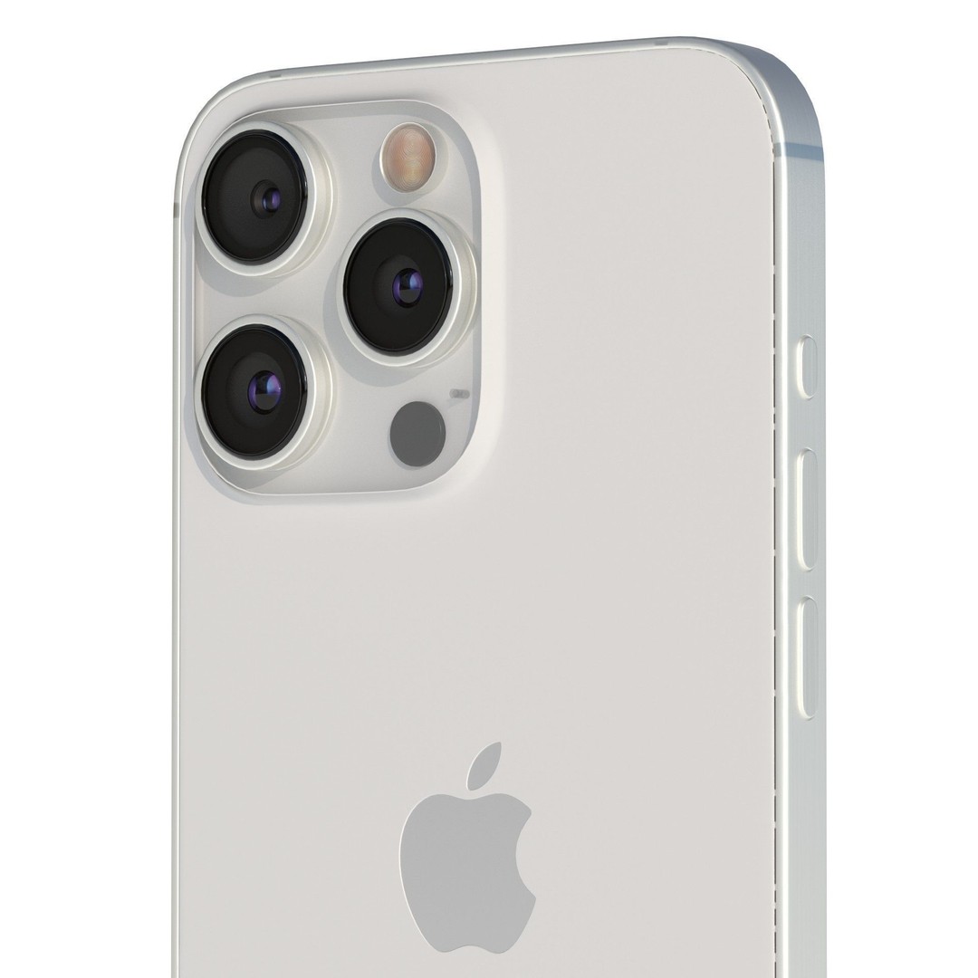 Apple iPhone 15 Pro 3D Model – Low Poly Game Ready Asset, FBX, OBJ - View 15