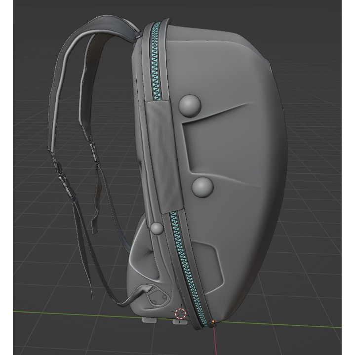LUCAS Hard Shell Carrying Case - Low-Poly Game-Ready 3D Model - View 11
