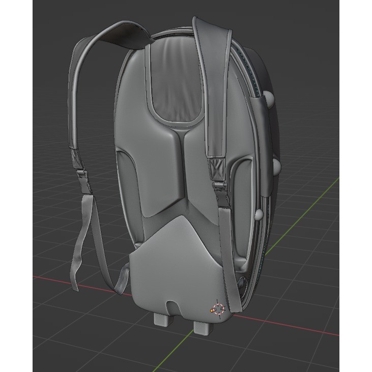 LUCAS Hard Shell Carrying Case - Low-Poly Game-Ready 3D Model - View 12