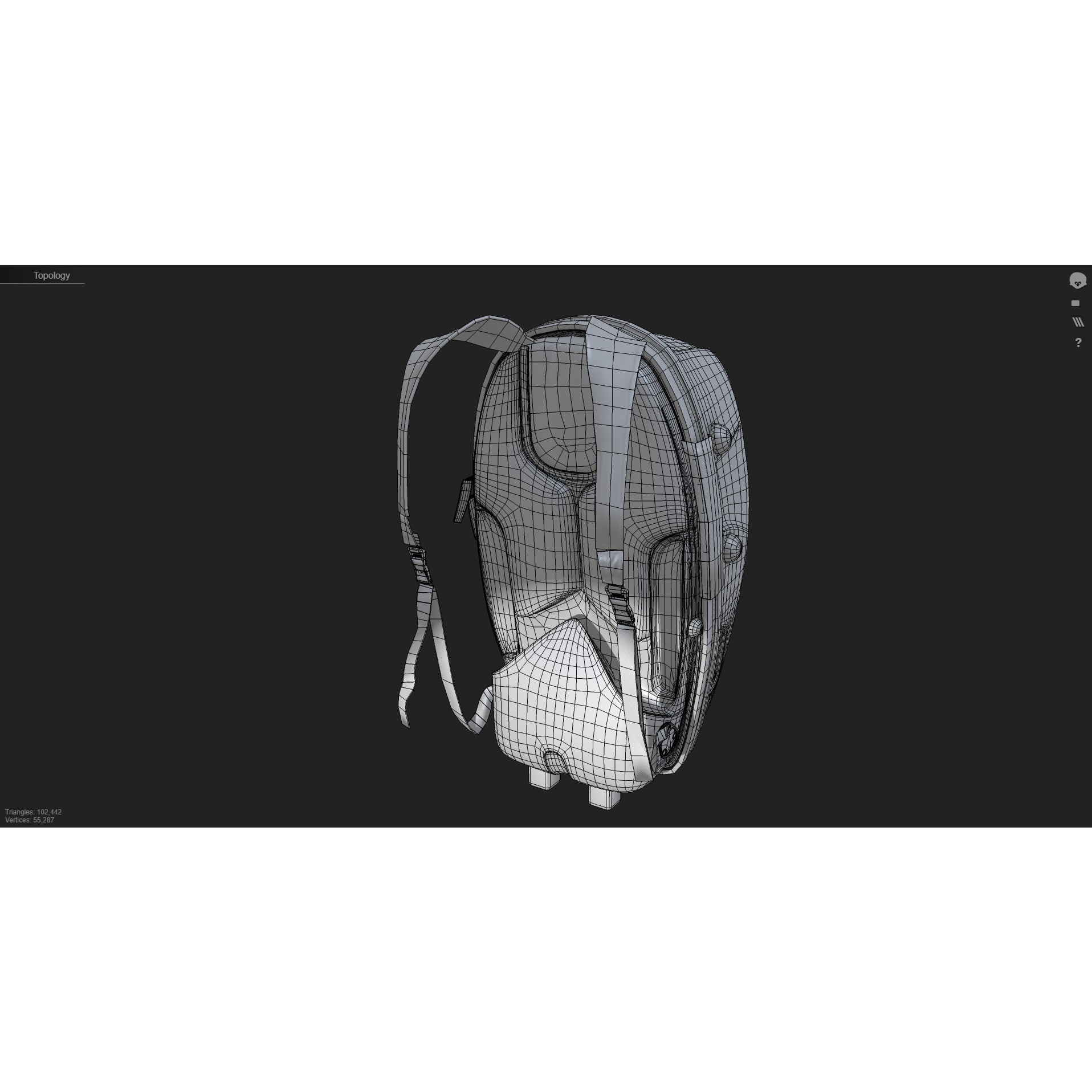 LUCAS Hard Shell Carrying Case - Low-Poly Game-Ready 3D Model - View 15