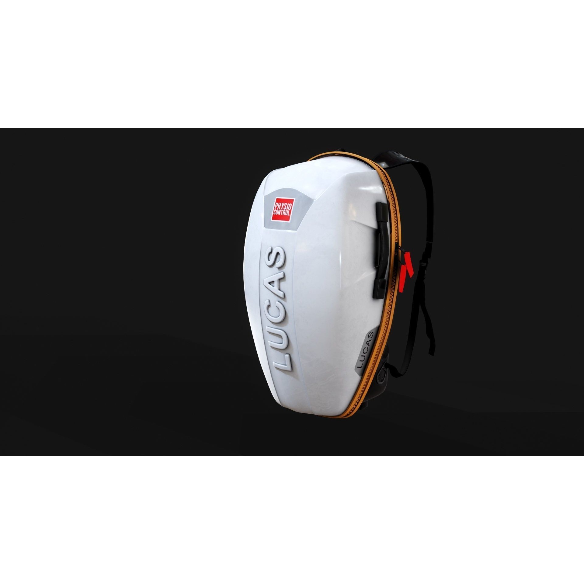 LUCAS Hard Shell Carrying Case - Low-Poly Game-Ready 3D Model - View 8