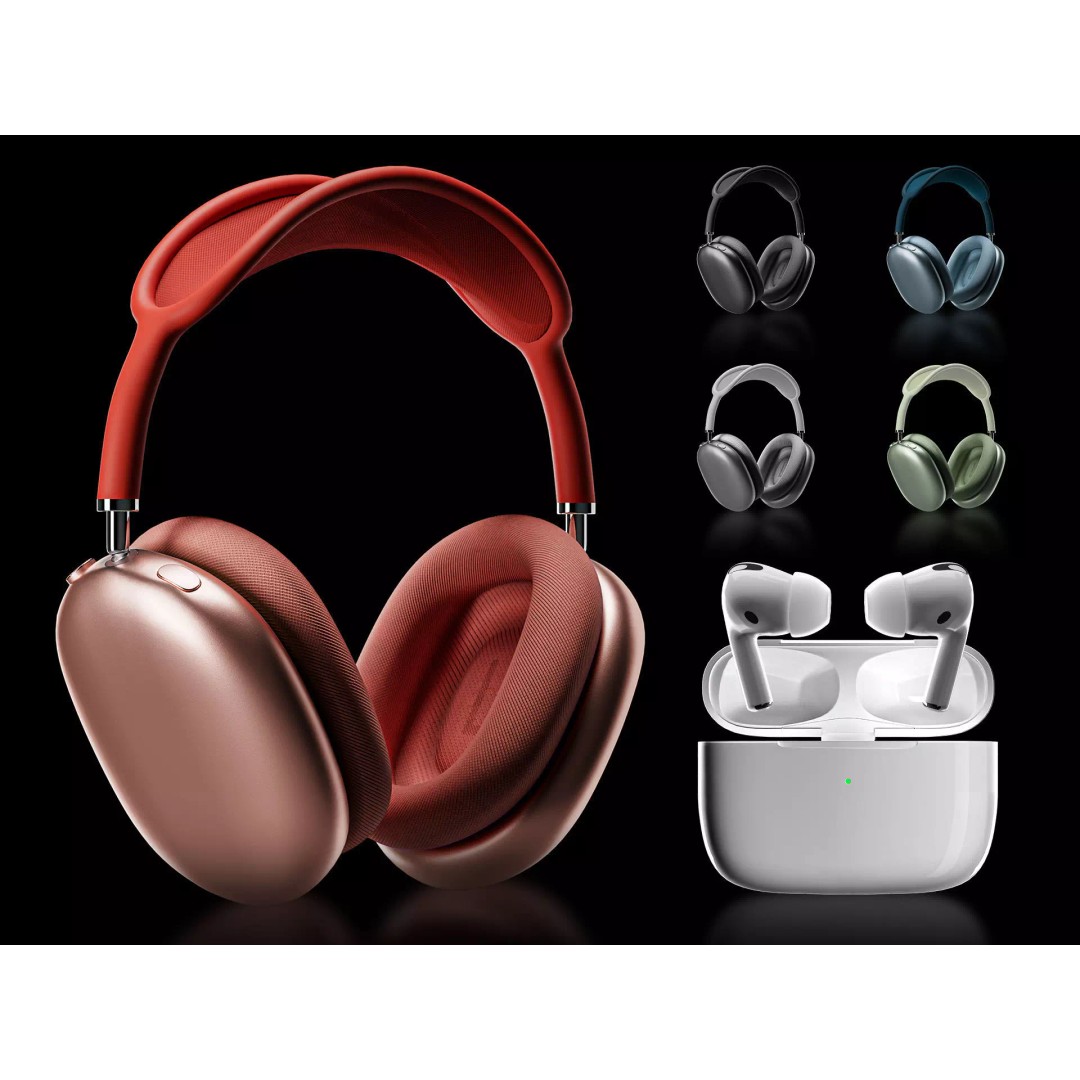 Airpod Max and Pro Headphone Set 3D Model – High Detail PBR Asset - View 2