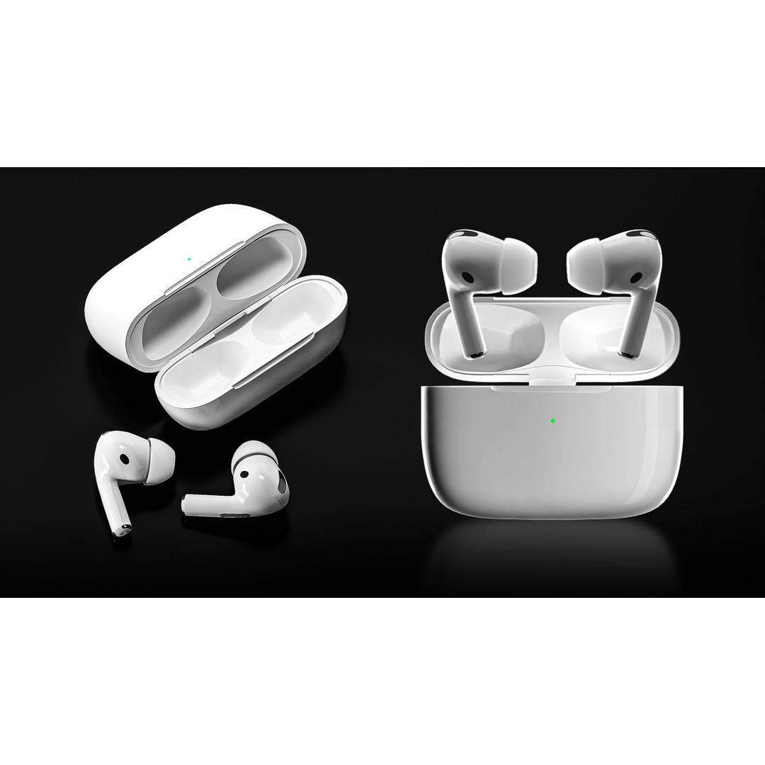 Airpod Max and Pro Headphone Set 3D Model – High Detail PBR Asset - View 3