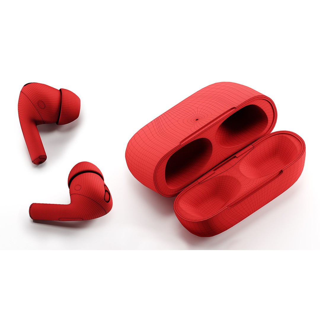 Airpod Max and Pro Headphone Set 3D Model – High Detail PBR Asset - View 9