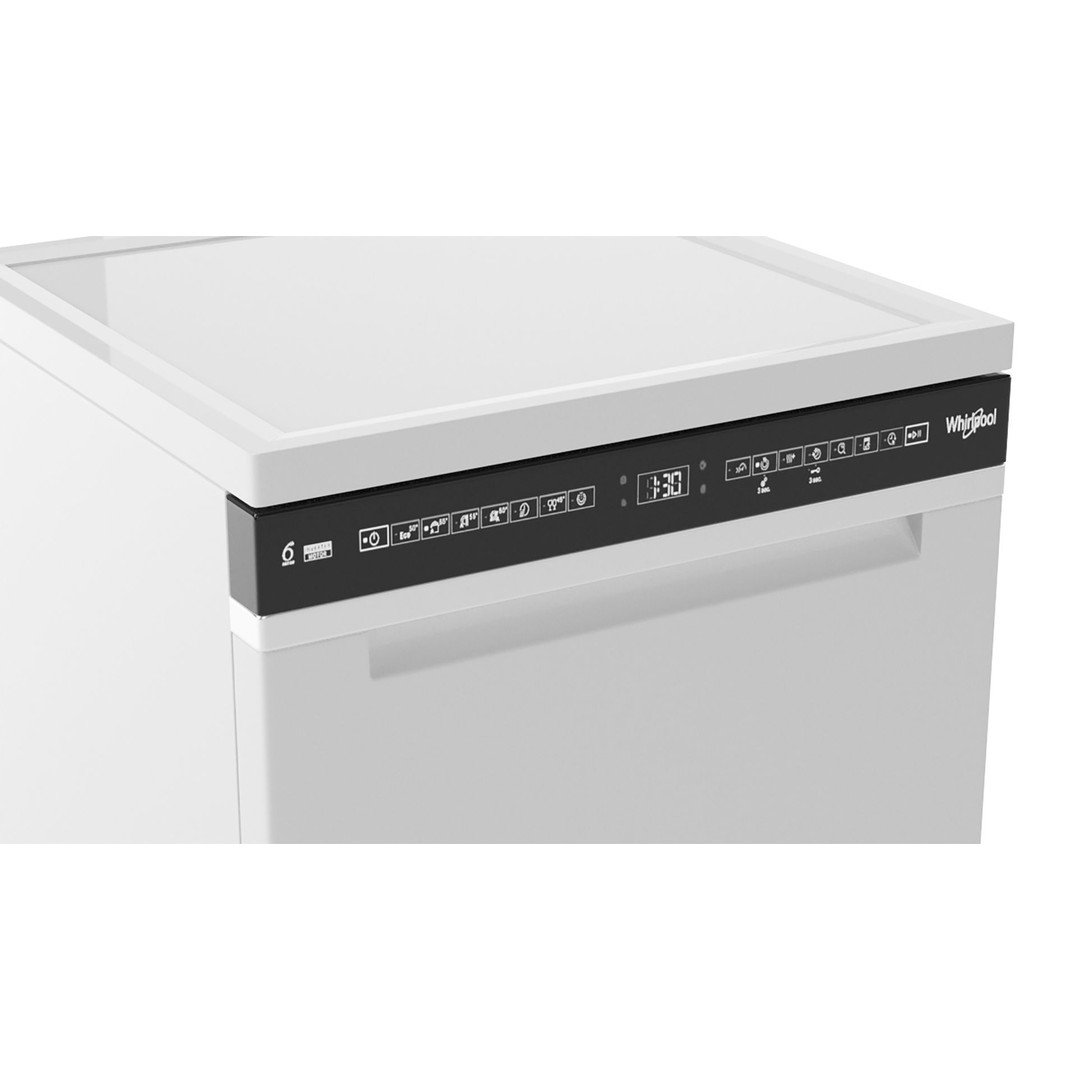Whirlpool 60cm Maxi-Tub Dishwasher 3D Model – PBR Textured, Game-Ready - View 5